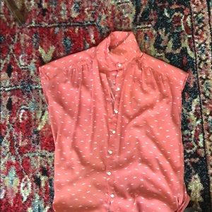 Women’s coral blouse loft
